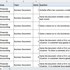 N5 SQA Accounting Theory Questions