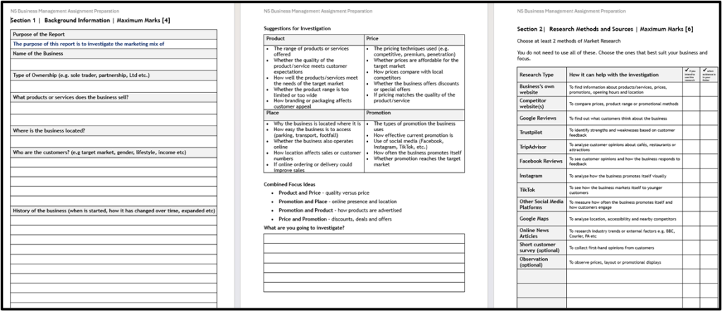 **UPDATED N5 Business Assignment – Preparation** | Build Your Skill