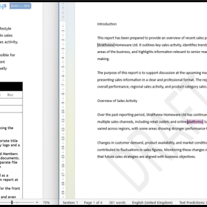 An IT resource covering advanced Word Processing skills aligned to SQA requirements