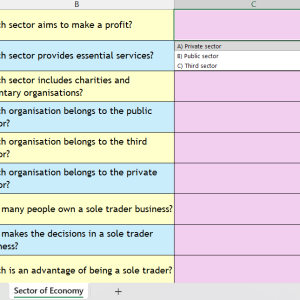 Business Management Quick Quiz
