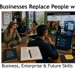 Should Businesses Replace People with AI? business and artificial intelligence lesson